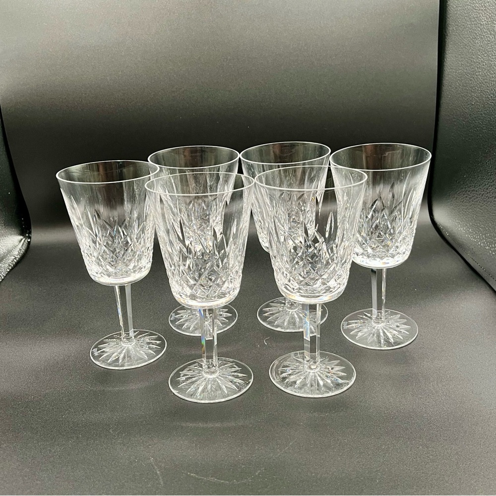 Collectible Waterford Crystal Goblets 7 Inch Tall 8-10 Ounce Handmade In Ireland - Picture 15 of 15